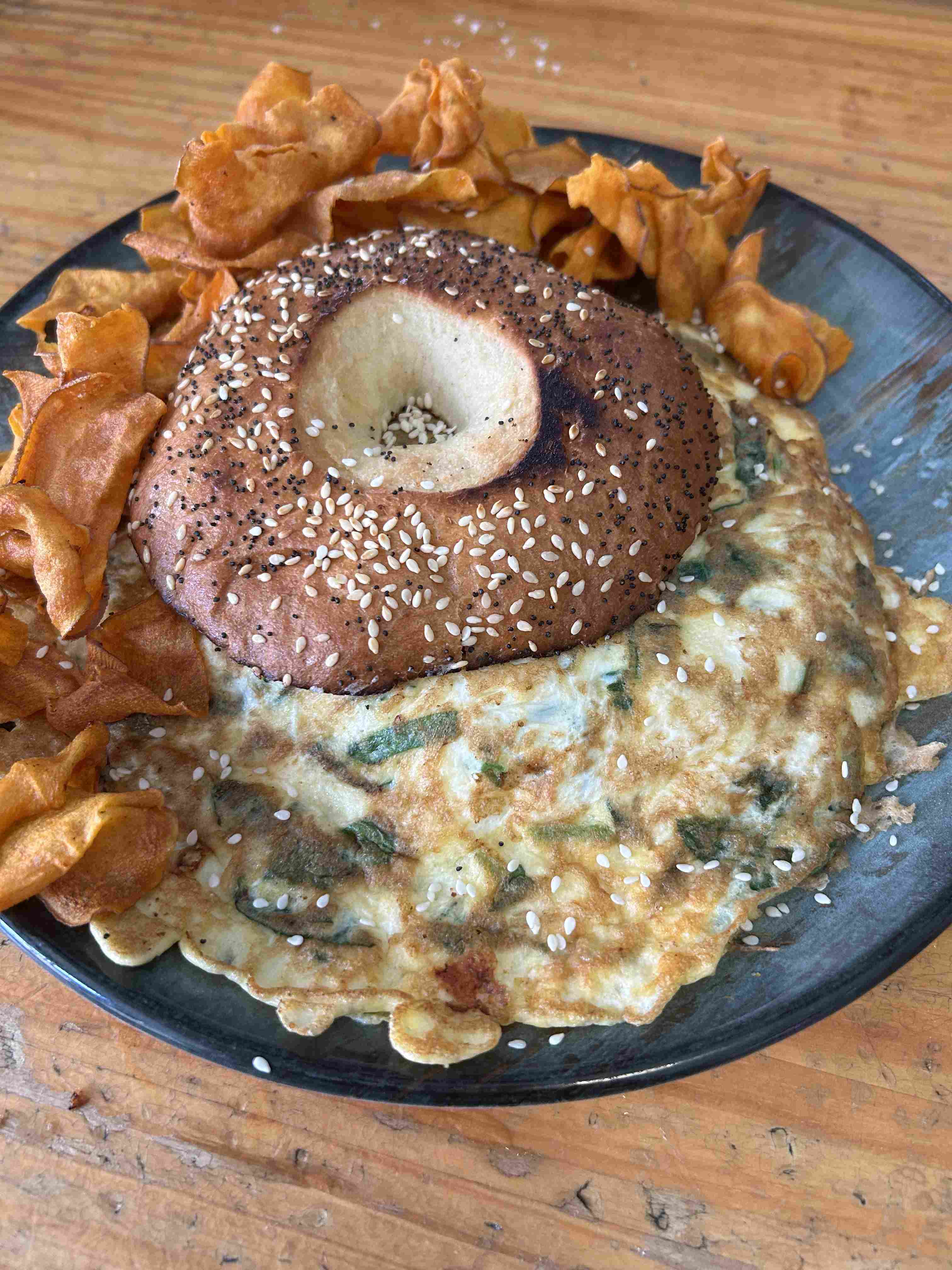 Bagel tortilla