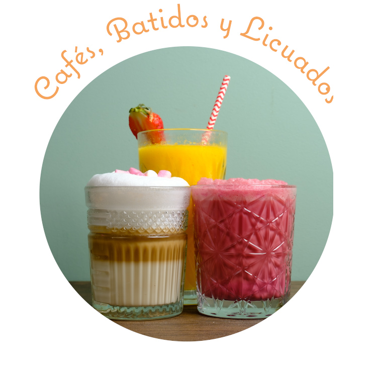 Cafés, batidos y licuados