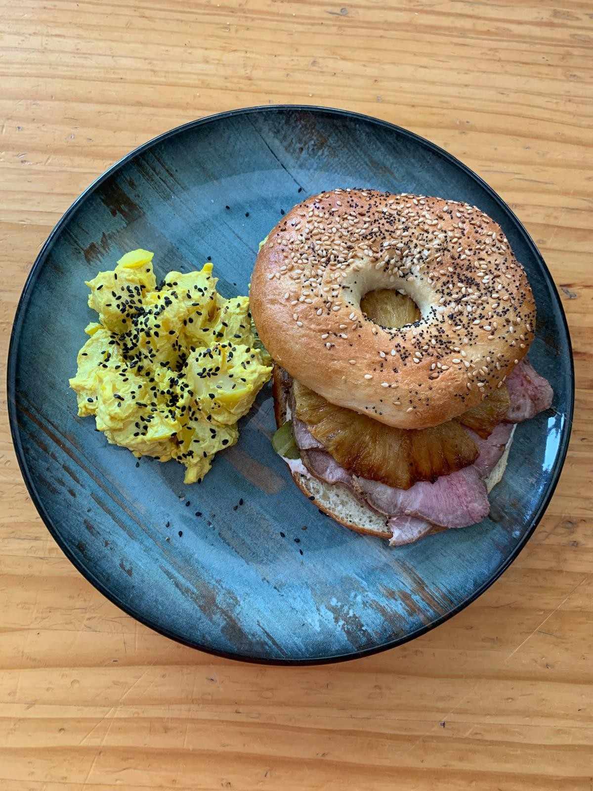 Roast Pig Bagel